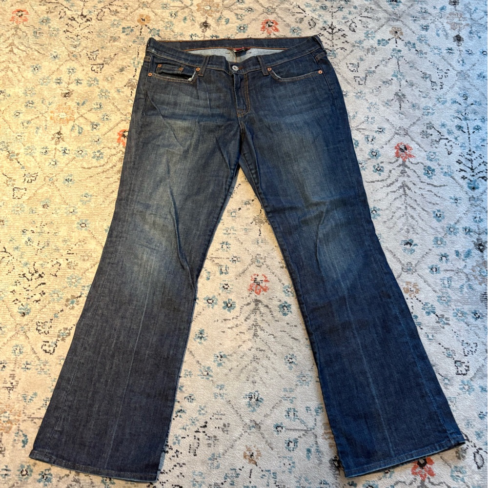 Lucky Brand Dark Blue Flare Jeans